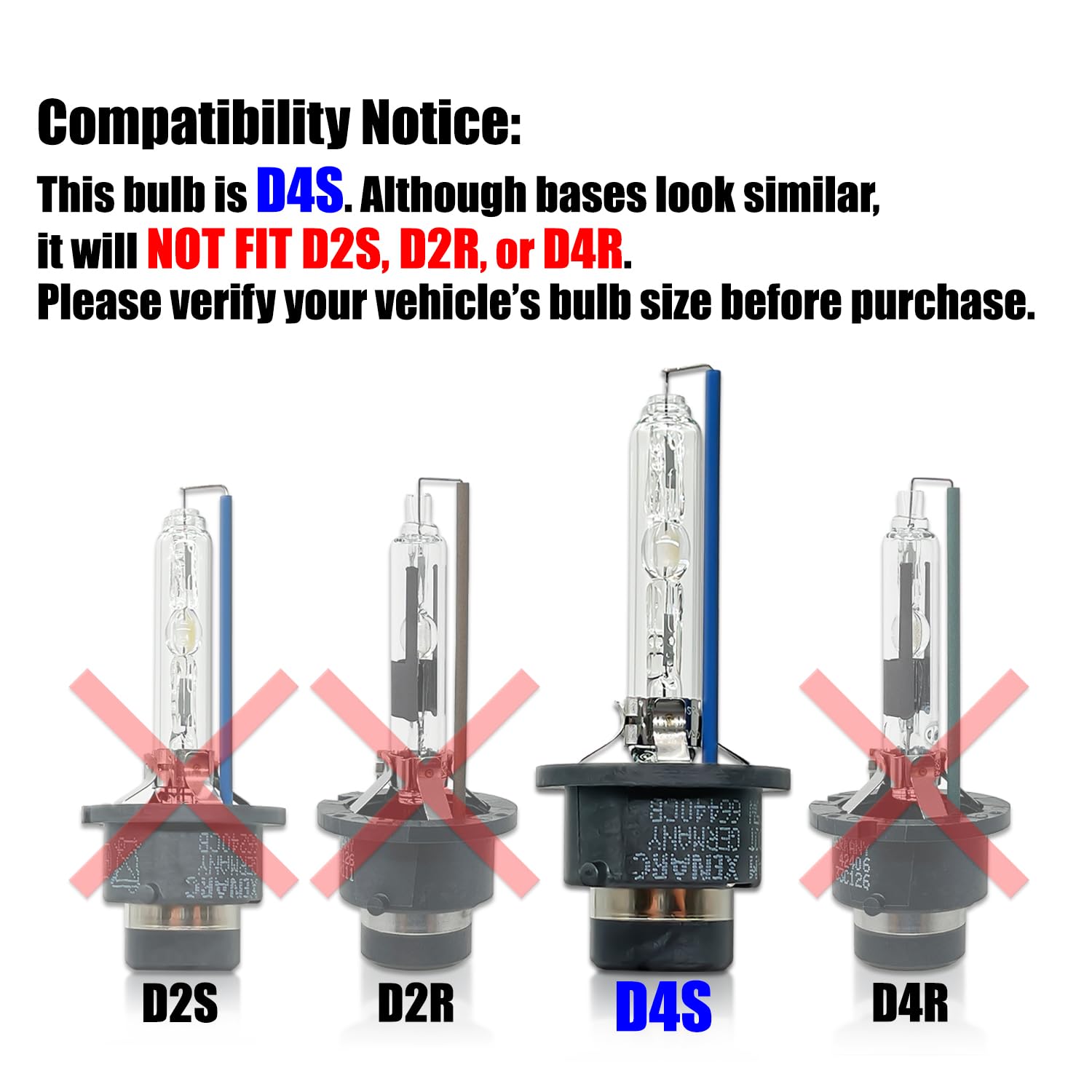 Amazon.com: OSRAM Xenarc D4S Cool Blue HID Xenon Headlight Bulbs